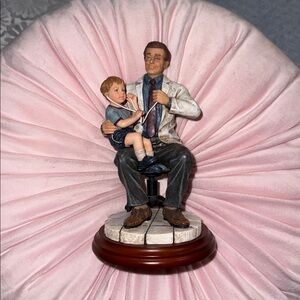 Vintage Doctor & Child, Medical Theme Collectible - Vanmark Masters of Miracles